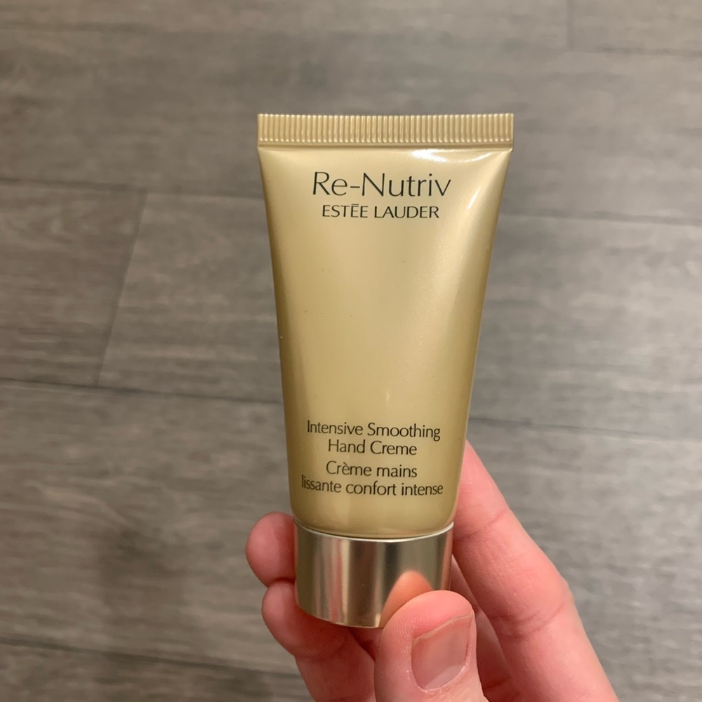 Estee Lauder Re-Nutriv Hand Creme - Cream and Silver